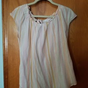 LC Lauren Conrad Pleated top